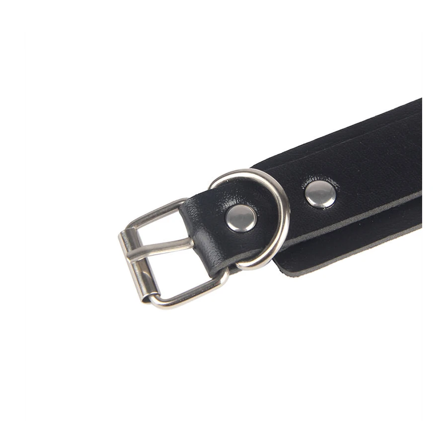 SUBBLIME - 953690 MENOTTES AVEC CEINTURE DE BONDAGE NOIRE TAILLE UNIQUE